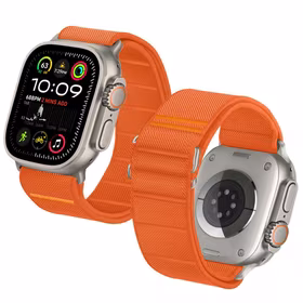 TECH-PROTECT NYLON SLIP APPLE WATCH 6 / 7 / 8 / 9 / 10 / SE / ULTRA 1 / 2 (44 / 45 / 46 / 49 MM) oranžinis
