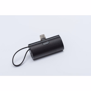 Išorinė baterija Forcell F-Energy Power Plug F5K3 PD 20W 5000 mAh su įmontuotu jungtimi USB C juoda
