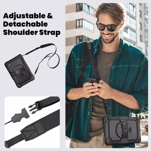 Tech-Protect Solid deklas Samsung Galaxy Tab A9+ / A11+ Plus 11.0 X210 / X215 / X216 / X230 / X235 / X236 - Juodas