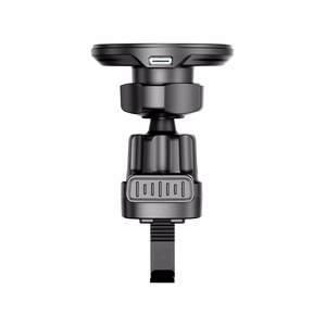 Belaidis automobilinis įkroviklis-laikiklis Joyroom (JR-ZS412) Magnetic Qi2 (MagSafe 15W) tvirtinamas ant ventiliacijos grotelių juodas