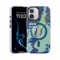Benks Magnetinė City New York dėklas Iphone 16 Plus