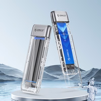 Orico TXM2-C3 M.2 NVME USB-C 3.2 10Gb/s diskų įrenginys - pilkas