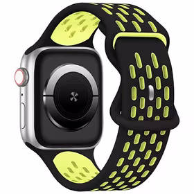 Beline Dirželis Apple Watch New Sport Silicone 38/40/41mm juodas/geltonas