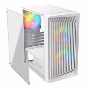 LOGIC ATOS ARGB Mini USB 3.0 korpusas Baltas