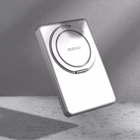 Dudao K28S 20W PD 5000mAh Išorinė baterija su Magnetine funkcija ir stovu - sidabrinė