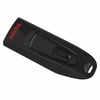 SanDisk Ultra USB atmintukas 128 GB USB A tipo 3.2 Gen 1 (3.1 Gen 1) Juoda