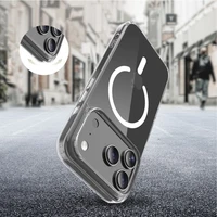 Tech-Protect Flexair Hybrid CC MagSafe dėklas iPhone 17 Pro Max skaidrus