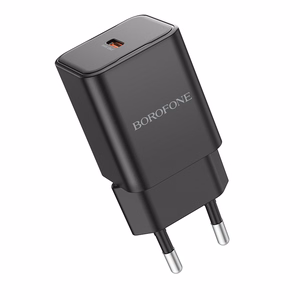 Borofone Sieninis įkroviklis BN13 Safety GaN - Type C - PD 30W juodas