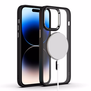 Tel Protect Magnetinis Skaidrus dėklas telefonui iPhone 11 Pro Max šviesiai mėlynas
