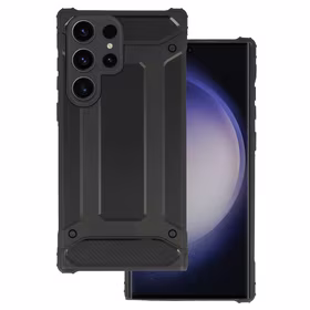 Armor Carbon dėklas telefonui Samsung Galaxy S23 Ultra juodas
