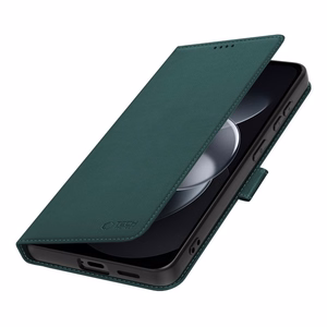 Tech-Protect Wallet dėklas-piniginė, skirtas Xiaomi Redmi Note 17 Pro 5G – žalias