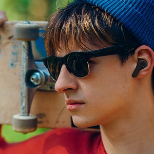 Belaidės ausinės JBL Wave Beam TWS juodos