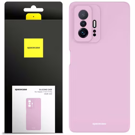 Spacecase silikoninis dėklas Xiaomi 11T/11T Pro alyvinė