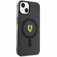 Ferrari FEHMP14MURKK iPhone 14 Plus 6.7" juodas/juodas kietas dėklas Translucent Magnetinis