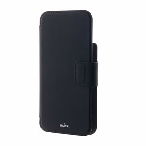 Puro Folio MagSafe 2-in-1 atverčiamas dėklas-piniginė, skirtas iPhone 15 Plus / 14 Plus / 12 Pro Max, juodas