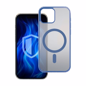 3mk Frosty MagCase синий Чехол для Apple iPhone 14 Plus - прозрачный