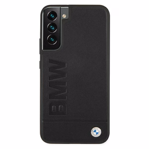 Dėklas telefonui BMW Signature Logo Imprint Samsung Galaxy S22+ - juodas