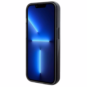 Karl Lagerfeld Magnetinis dėklas telefonui su žiediniu stovu Karl&Choupette MagSafe iPhone 13 Pro Max - juodas