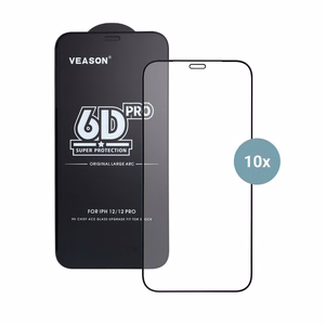 6D Pro Veason grūdintas stiklas (rinkinys 10in1), skirtas Samsung Galaxy A57 5G, juodas