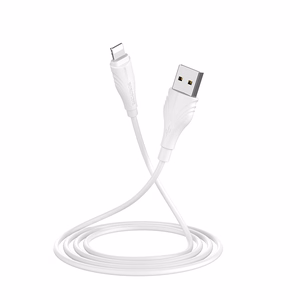 Borofone Kabelis BX18 Optimal - USB į Lightning - 2A 1 metras balta