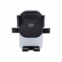 BLUE STAR automobilinis laikiklis oro angai AUTO LOCK X2, juodas