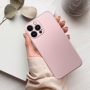 METALLIC dėklas telefonui IPHONE 16 Plus rožinis
