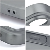 METALLIC dėklas telefonui XIAOMI Redmi 12 4G pilkas