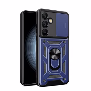 Hibridinis Armor Camshield su stovu ir kameros dangteliu Samsung Galaxy A26 - mėlyna