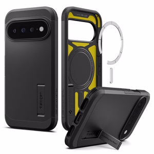 Spigen Tough Armor Mag MagSafe dėklas, skirtas Google Pixel 11 Pro XL, juodas