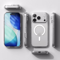 Ringke Fusion Magnetinis MagSafe dėklas iPhone 17 Pro Max telefonui – matinė apdaila