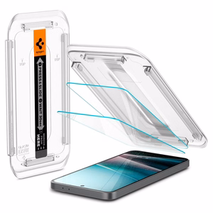 Spigen Glas.TR "Ez Fit" Temperuotas Stiklo 2-rinkinys telefonui Samsung Galaxy A36 5G - skaidrus