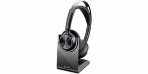 HP Poly Voyager Focus 2-M USB-C-C ausinės USB-C/A adapteris įkrovimo stovas