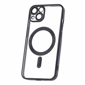 Color Chrome Magnetinis dėklas telefonui iPhone 12 6,1" juodas