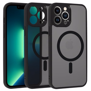 Pilnas matinės Mag dangtis telefonui Iphone 13 Pro Max - juodas