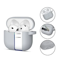 Tech-Protect silikoninis dėklas su kabliuku AirPods 4 - pilkas