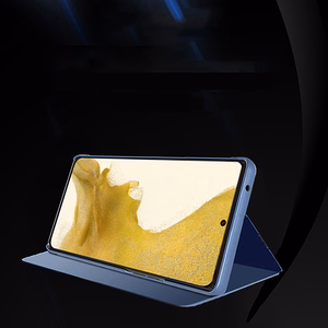 Dėklas telefonui Clear View Case Samsung Galaxy S23+ atverčiamas dėklas mėlynas