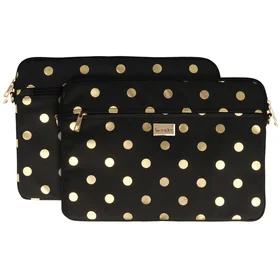 Wonder nešiojamojo kompiuterio dėklas 15–16 colių auksinis su taškeliais