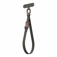 Moshi 2-in-1 Wrist & Body dirželis with adapteris - Eco Leather Phone Lanyard (Moss žalias)