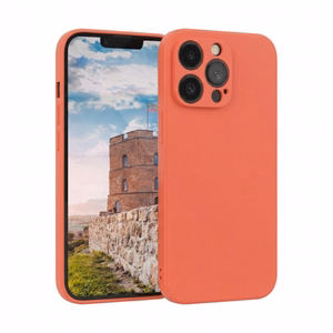 Dėklas "Liquid Silicone" Samsung S942 S26 persikų spalvos