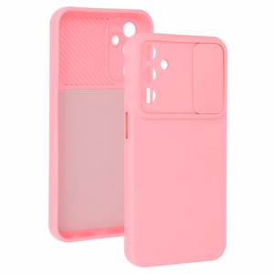 Camshield Soft dėklas telefonui Samsung Galaxy A15 4G/5G šviesiai rožinis