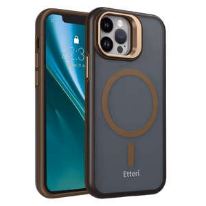 Etteri Morning Fog case for iPhone 12 / 12 Pro 6.1" brown