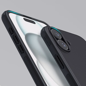 Nillkin Super Frosted Shield Pro Magnetinis dėklas telefonui iPhone 16 - juodas