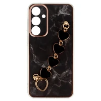 Dėklas telefonui Trend Case skirtas Samsung Galaxy S24 dizaino 6 juodas