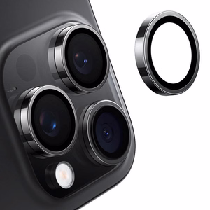 Lensguard kameros stiklas iPhone 16 Pro (juodas)