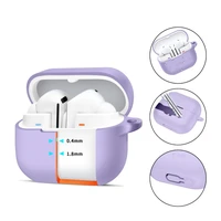 Tech-Protect silikoninis dėklas su kabliuku Samsung Galaxy Buds 3 / 3 FE / 3 Pro ausinėms - violetinis