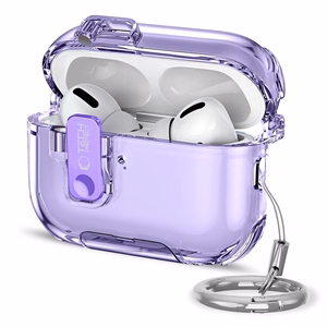 "Tech-Protect Bounce Pro" dėklas "AirPods Pro 3" - Violetinės spalvos