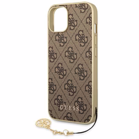 Guess GUHCP14MGF4GBR iPhone 14 Plus/ 15 Plus 6.7" rudas/rudas dėklas 4G Charms Collection