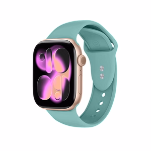 Crong Liquid dirželis, skirtas Apple Watch 38 / 40 / 41 / 42 mm, turkio spalvos