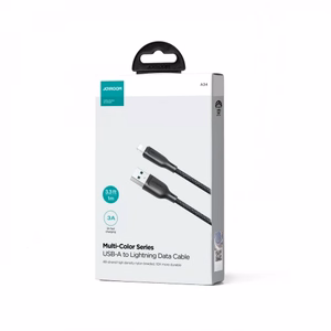 Joyroom Multi-Color Series S-A34 кабель USB-A Lightning 3A 1м - чёрный