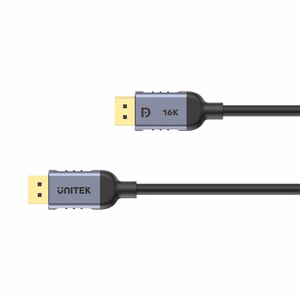 UNITEK C1628GY01-1M „DisplayPort“ kabelis Juoda, Pilka